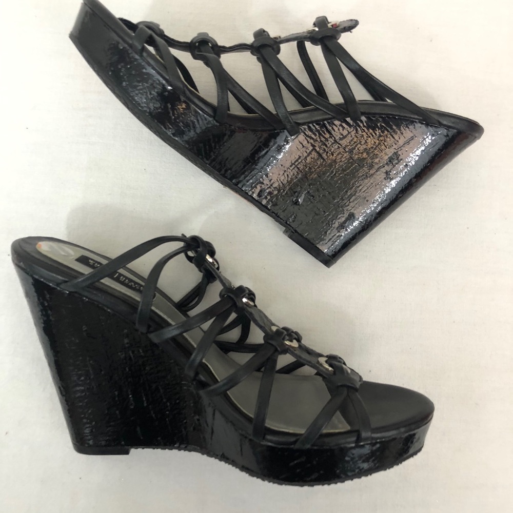 White House black market platform wedge heel 8 - Picture 4 of 8